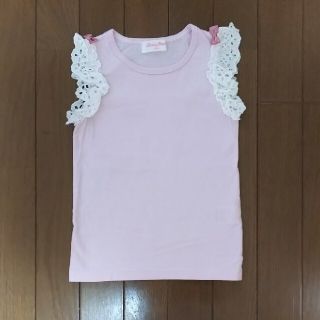 シャーリーテンプル(Shirley Temple)のシャーリーテンプル レース カットソー 120(Tシャツ/カットソー)