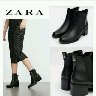 ザラ(ZARA)のあさぷ様専用 ◆ZARA◆サイドゴアブーツ 40(ブーツ)