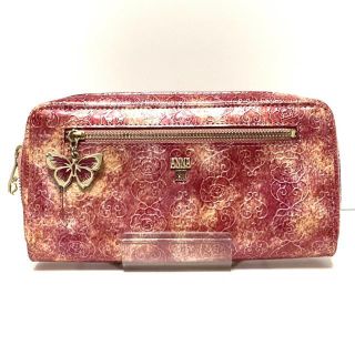 アナスイ(ANNA SUI)のアナスイ 長財布 - レッド×ライトイエロー(財布)