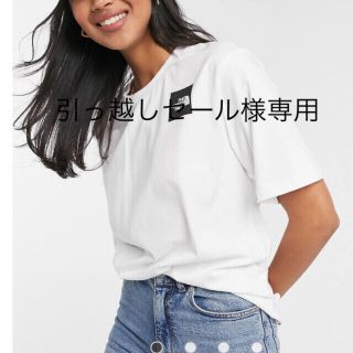 ザノースフェイス(THE NORTH FACE)の【新品未使用】The north face レディース XS 白T (Tシャツ(半袖/袖なし))