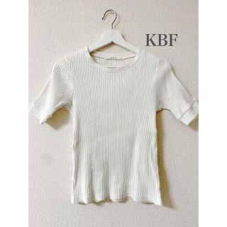 ケービーエフ(KBF)の【KBF】リブクルーネックTシャツ(Tシャツ(半袖/袖なし))