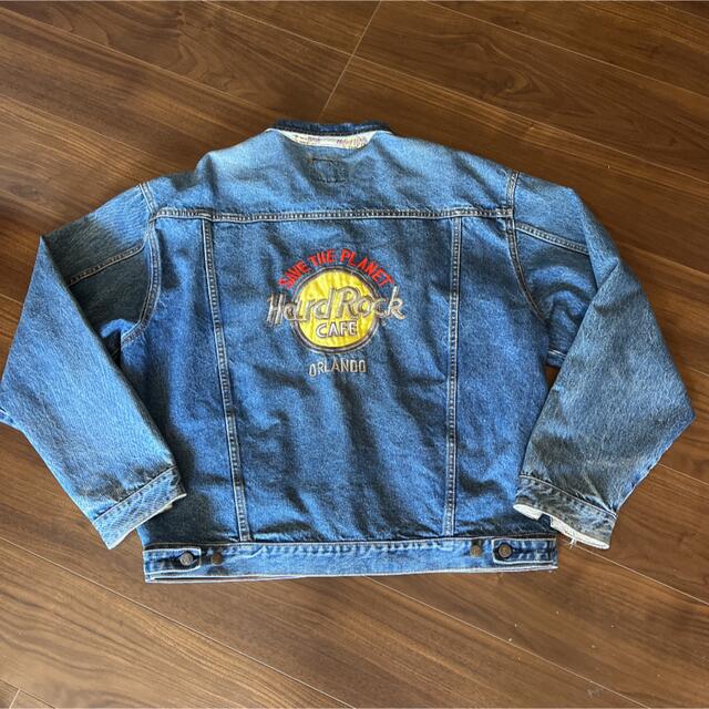 Hard Rock Cafe 90s ハードロックカフェ デニムジャケット XL 魅力の
