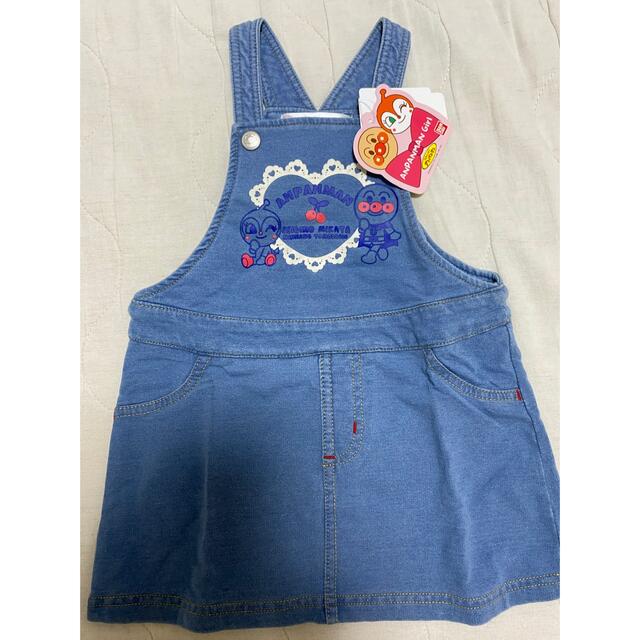 アンパンマン(アンパンマン)の♡アンパンマン♡ 未使用ジャンパースカート キッズ/ベビー/マタニティのキッズ服女の子用(90cm~)(ワンピース)の商品写真