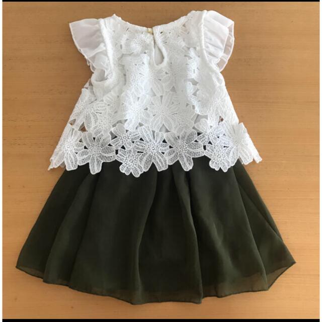 しまむら(シマムラ)の100センチ チュニック（美品） キッズ/ベビー/マタニティのキッズ服女の子用(90cm~)(Tシャツ/カットソー)の商品写真