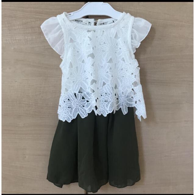 しまむら(シマムラ)の100センチ チュニック（美品） キッズ/ベビー/マタニティのキッズ服女の子用(90cm~)(Tシャツ/カットソー)の商品写真