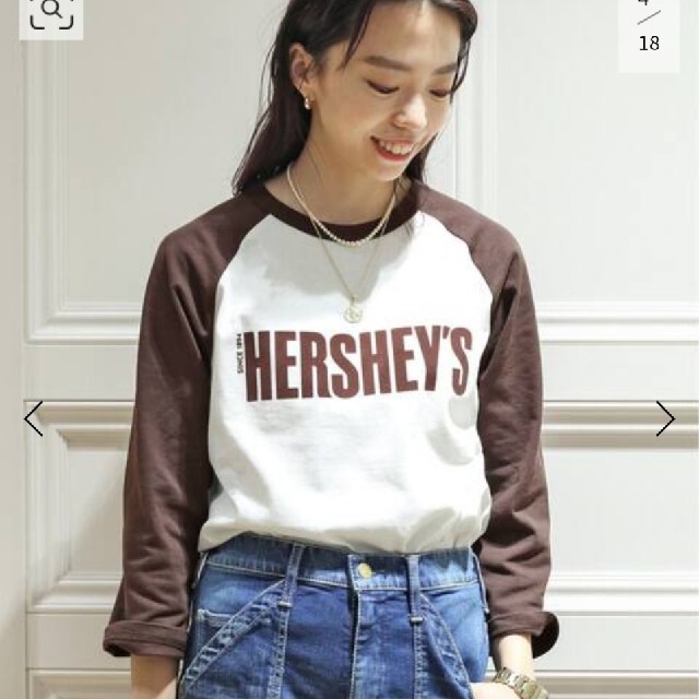 【HERSHEY’S/ハーシーズ】ラグラン Tシャツ