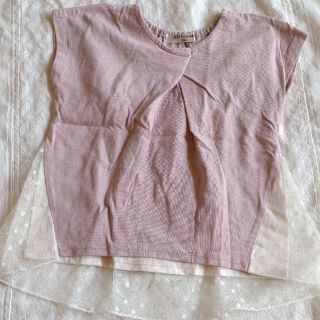 シマムラ(しまむら)のしまむら　バックレースTシャツsize 100(Tシャツ/カットソー)