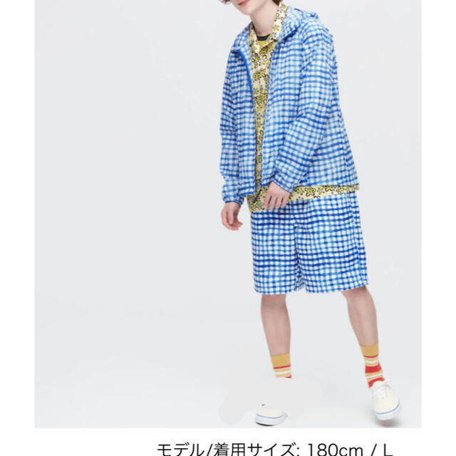 UNIQLO(ユニクロ)の【未使用】ユニクロ　UNIQLO マルニ　Marni コラボ　パーカー&ショーツ メンズのジャケット/アウター(ナイロンジャケット)の商品写真