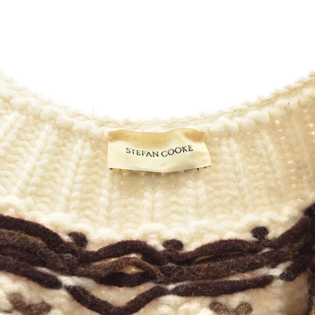 STEFAN COOK ステファンクック WOOL FAIR AISLE SPIRAL SCARF