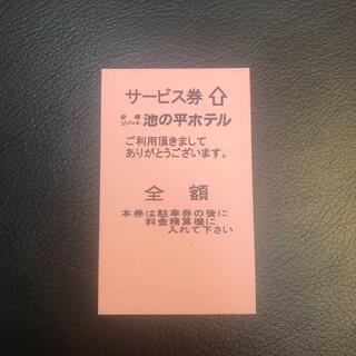 池の平リゾート　ファミリーランド　駐車券(遊園地/テーマパーク)