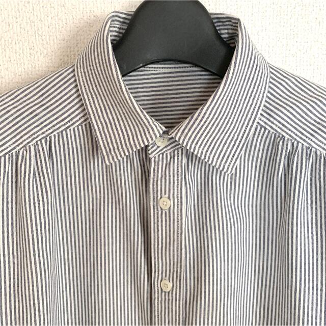 Rope' Picnic(ロペピクニック)の週末SALE❗️ロペピクニック　ストライプシャツワンピース　ロングシャツ レディースのトップス(シャツ/ブラウス(長袖/七分))の商品写真