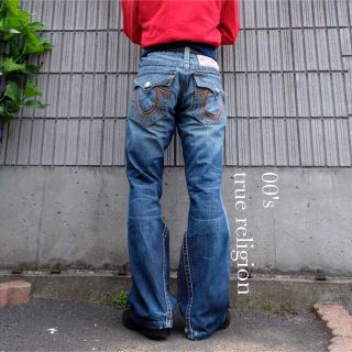 True Religion - 00's true religion リペアフレアパンツデニム ...