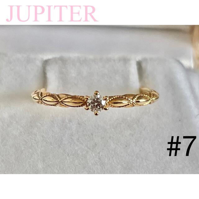 jupiter GOLD LABEL(ジュピターゴールドレーベル)の値下！JUPITER YGダイヤモンドリング メンズのアクセサリー(リング(指輪))の商品写真