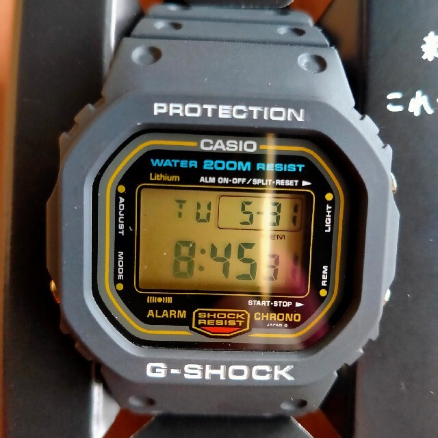 G-SHOCK DW-5600C-9CV スクリューバック レストア済時計