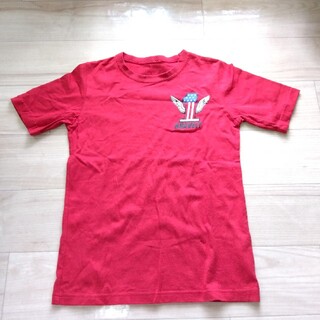 ベルメゾン(ベルメゾン)の最終値下げ 140  濃い赤色のTシャツ  綿100%(Tシャツ/カットソー)