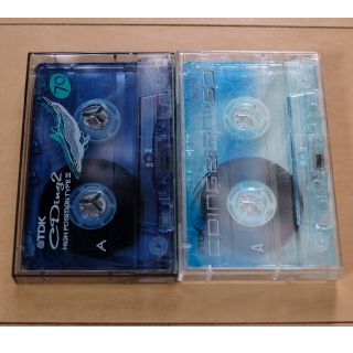 TDK - 使用済みカセットテープ TDKハイポジション2本セットの