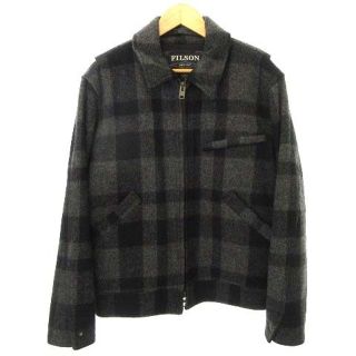 フィルソン(FILSON)のフィルソン ウールコート バッファローチェック ジャケット ジップ S グレー(その他)