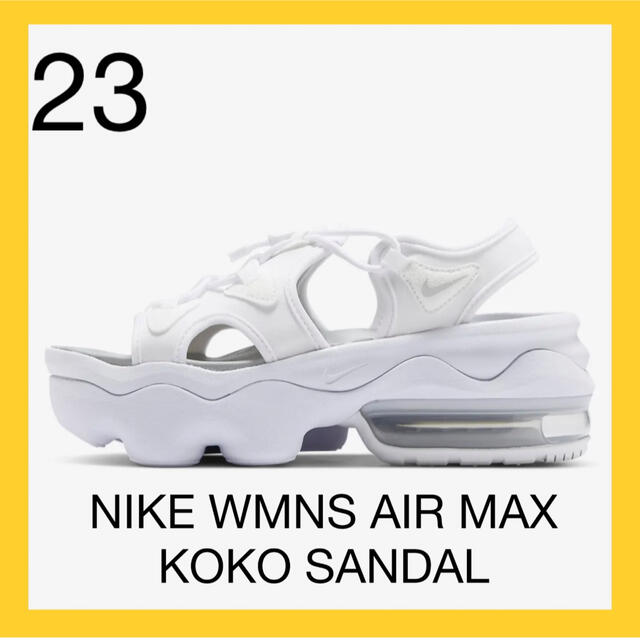 NIKE - 【新品】NIKE WMNS AIR MAX KOKO SANDAL 白の通販 by ワンコSneaker｜ナイキならラクマ