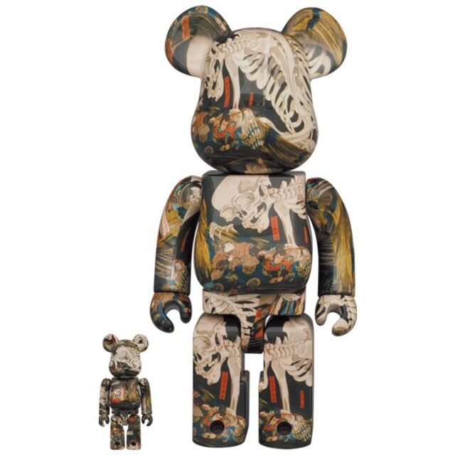 BE@RBRICK 歌川国芳「相馬の古内裏」100% & 400%