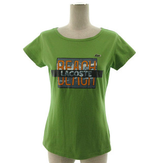 ラコステ(LACOSTE)のラコステ LACOSTE Tシャツ 半袖 ロゴ プリント グリーン 緑(Tシャツ(半袖/袖なし))