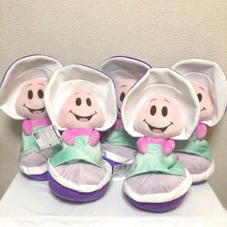 ディズニー(Disney)の【匿名発送】新品 ヤングオイスター メガジャンボぬいぐるみ 5点セット(ぬいぐるみ)