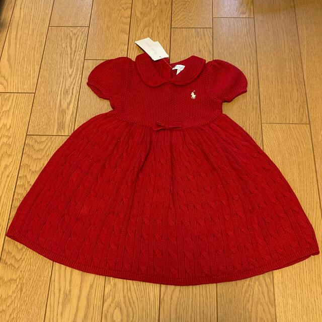 Ralph Lauren(ラルフローレン)のラルフローレンワンピース新品タグ付き キッズ/ベビー/マタニティのキッズ服女の子用(90cm~)(ワンピース)の商品写真