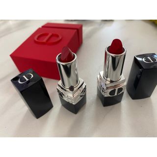 ディオール(Dior)の新品・未使用　ルージュディオール　レッド2個セット(口紅)