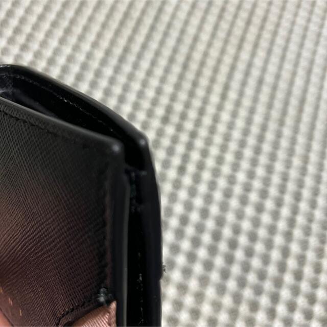 Marni(マルニ)のMARNI マルニ　サフィアーノ　折り財布　ピンク　ブラック　バイフォールド レディースのファッション小物(財布)の商品写真