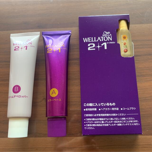 WELLA(ウエラ)の訳あり　未使用　9CB ツープラスワン　クリームタイプ コスメ/美容のヘアケア/スタイリング(白髪染め)の商品写真