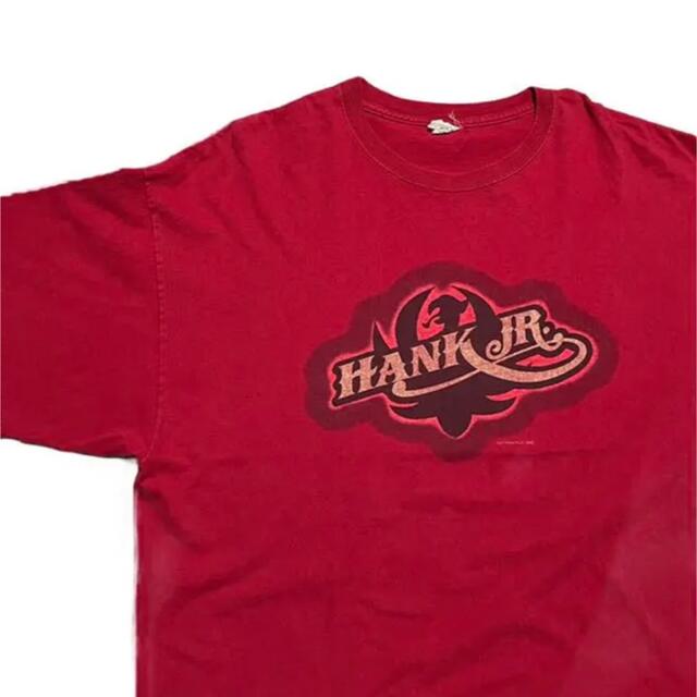 海外製 バンド ハンクジュニア プリント Tシャツ メンズのトップス(Tシャツ/カットソー(半袖/袖なし))の商品写真