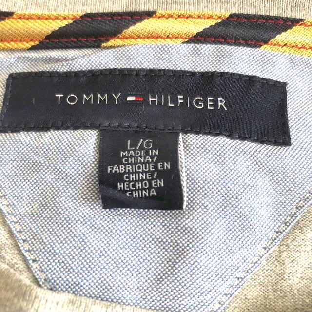 TOMMY HILFIGER(トミーヒルフィガー)のTOMY HILFIGER【トミーヒルフィガー】メンズ 綿ロンT  L/G メンズのトップス(Tシャツ/カットソー(七分/長袖))の商品写真