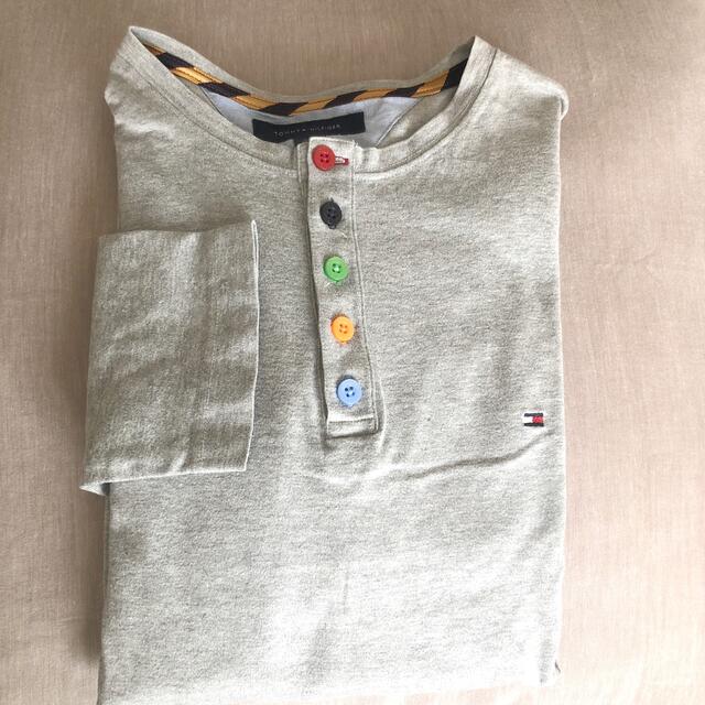 TOMMY HILFIGER(トミーヒルフィガー)のTOMY HILFIGER【トミーヒルフィガー】メンズ 綿ロンT  L/G メンズのトップス(Tシャツ/カットソー(七分/長袖))の商品写真