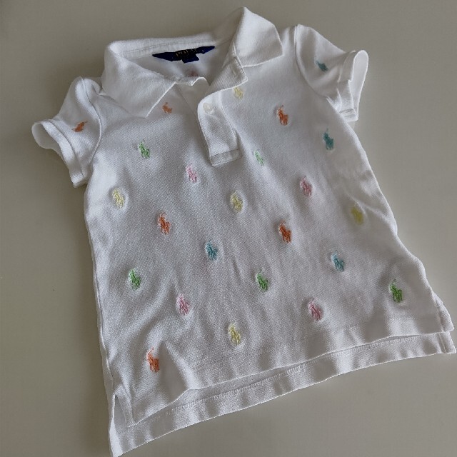 POLO RALPH LAUREN(ポロラルフローレン)のポロラルフローレン ポロシャツ キッズ 4T キッズ/ベビー/マタニティのキッズ服女の子用(90cm~)(Tシャツ/カットソー)の商品写真