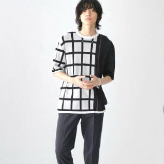 ステュディオス(STUDIOUS)のステュディオス　サマーニットシャツ　シャツ　メンズ(Tシャツ/カットソー(半袖/袖なし))