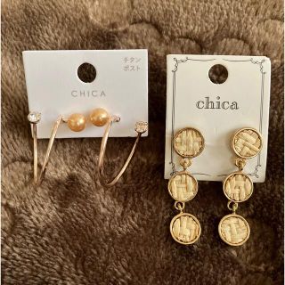 スリーコインズ(3COINS)のスリーコインズ　ピアス(ピアス)