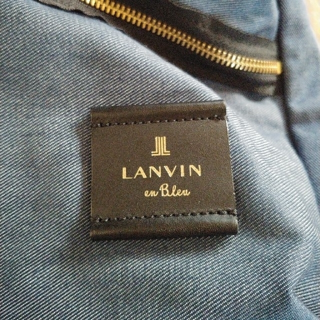 LANVIN en Bleu(ランバンオンブルー)の最終値下げ　美品　ランバンオンブルー　リュック　トロカデロ レディースのバッグ(リュック/バックパック)の商品写真