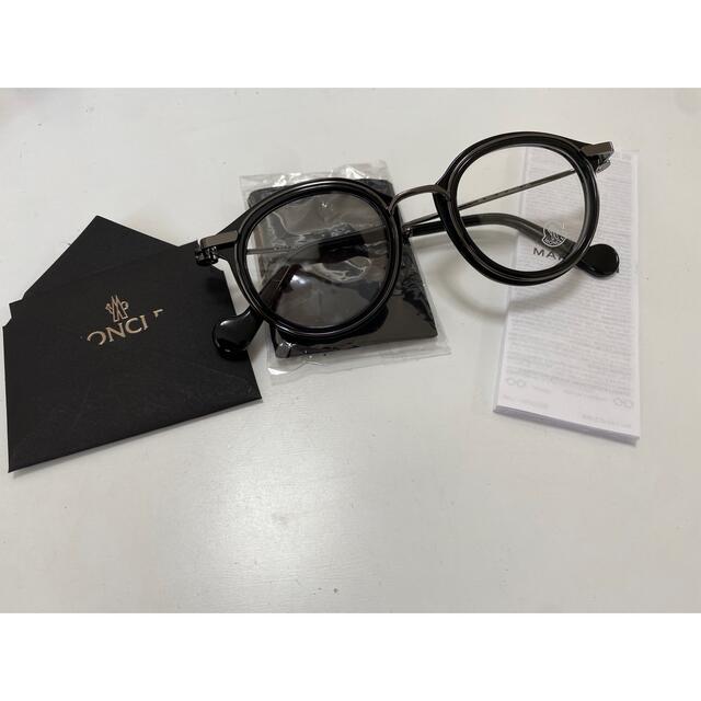 MONCLER(モンクレール)のモンクレール　メガネ　ブラック メンズのファッション小物(サングラス/メガネ)の商品写真