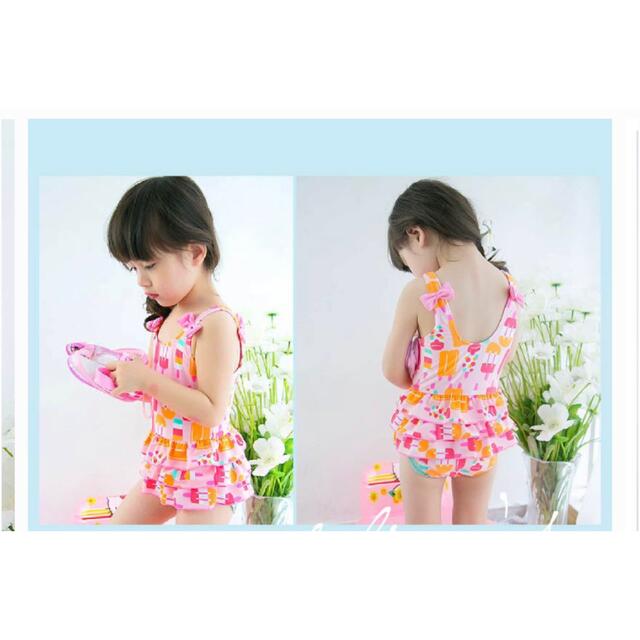 水着　女の子　ワンピース キッズ/ベビー/マタニティのキッズ服女の子用(90cm~)(水着)の商品写真