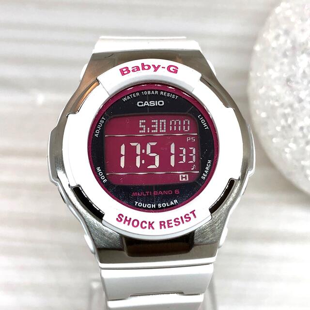 Baby-G(ベビージー)の【CASIO BABY-G BGD-1300】【電波ソーラー】【動作ok】 レディースのファッション小物(腕時計)の商品写真