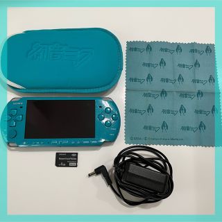 ソニー(SONY)の初音ミクモデル psp(携帯用ゲーム機本体)