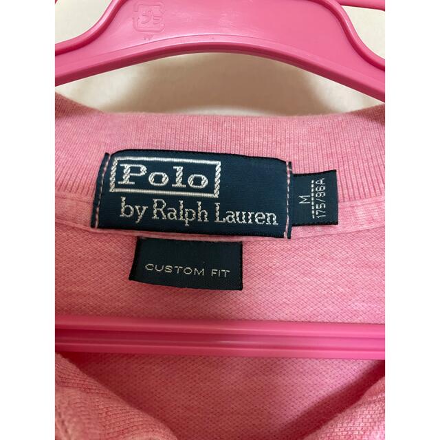 POLO RALPH LAUREN(ポロラルフローレン)のポロラルフローレン　ポロシャツ　サイズM ピンク メンズのトップス(ポロシャツ)の商品写真