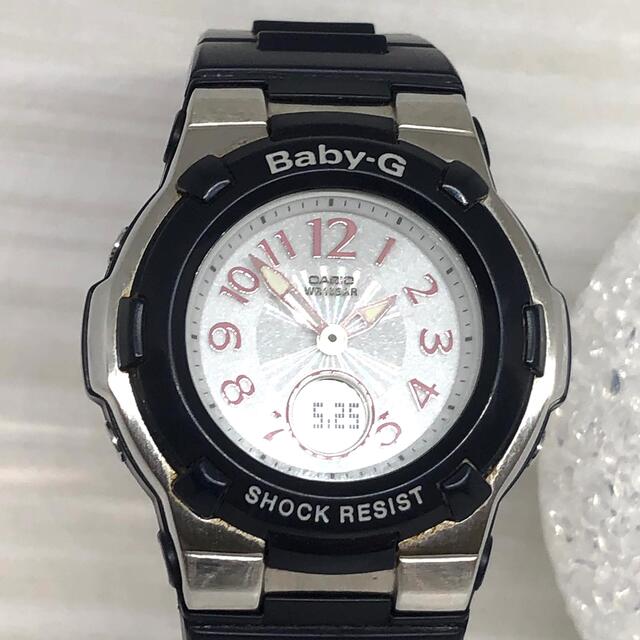 Baby-G(ベビージー)の美品です【BABY-G BGA-1100】【電波ソーラー】ネイビー レディースのファッション小物(腕時計)の商品写真