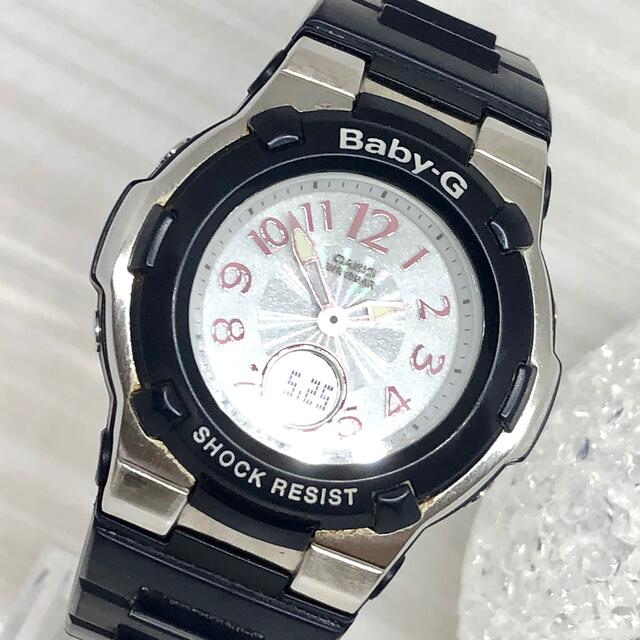 Baby-G(ベビージー)の美品です【BABY-G BGA-1100】【電波ソーラー】ネイビー レディースのファッション小物(腕時計)の商品写真