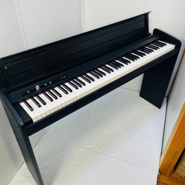 シルバー金具 KORG 電子ピアノ LP-180BK 88鍵盤 2017年製 - 電子ピアノ