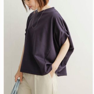 アーバンリサーチドアーズ(URBAN RESEARCH DOORS)の新品☆アーバンリサーチドアーズ　ミニ裏毛変形プルオーバー(Tシャツ(半袖/袖なし))