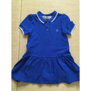 プチバトー(PETIT BATEAU)のプチバトー 18m ロンパース付きワンピース(ロンパース)