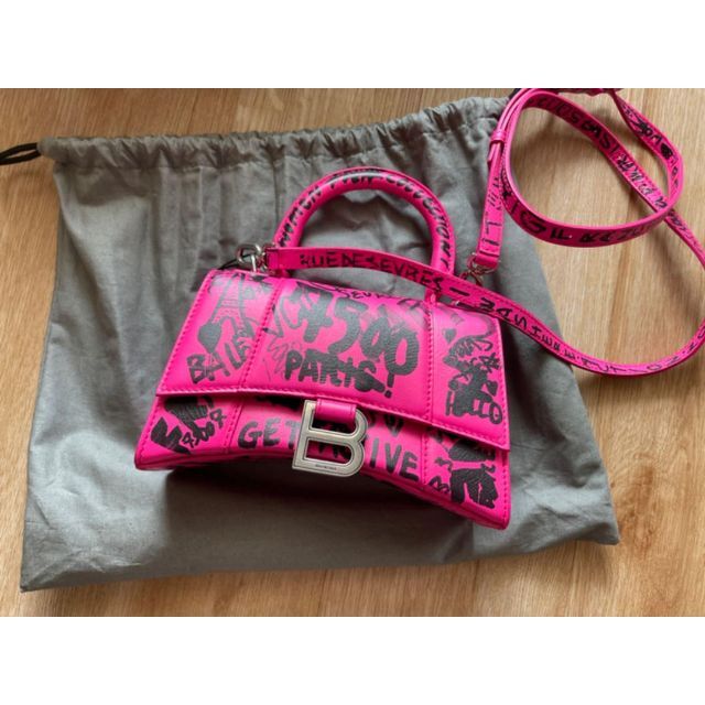 Balenciaga アワーグラス XS グラフティ ショルダーバッグ cinema.sk