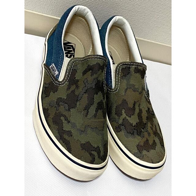 VANS - VANS メンズ スリッポン デニム 迷彩 スニーカーの通販 by