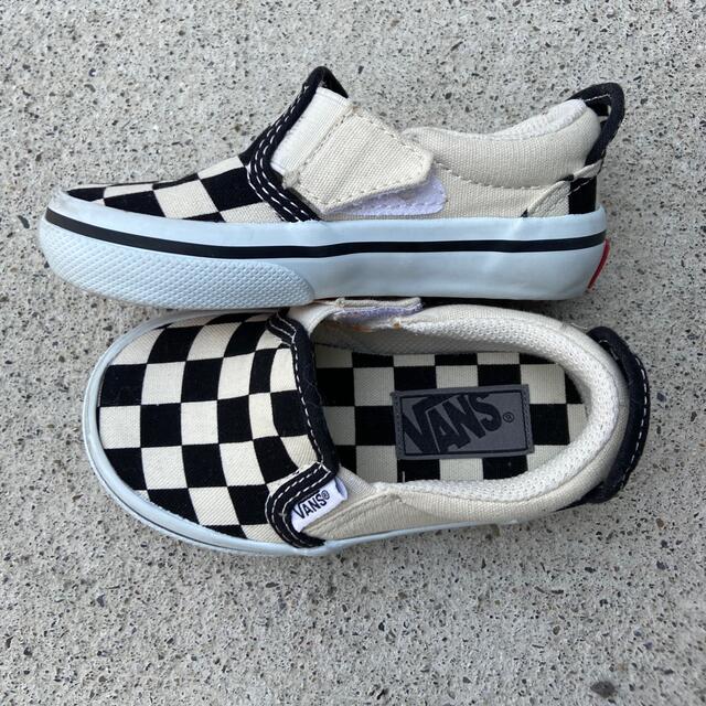 VANS(ヴァンズ)のVANS キッズスリッポン ぬりえ様専用 キッズ/ベビー/マタニティのベビー靴/シューズ(~14cm)(スリッポン)の商品写真