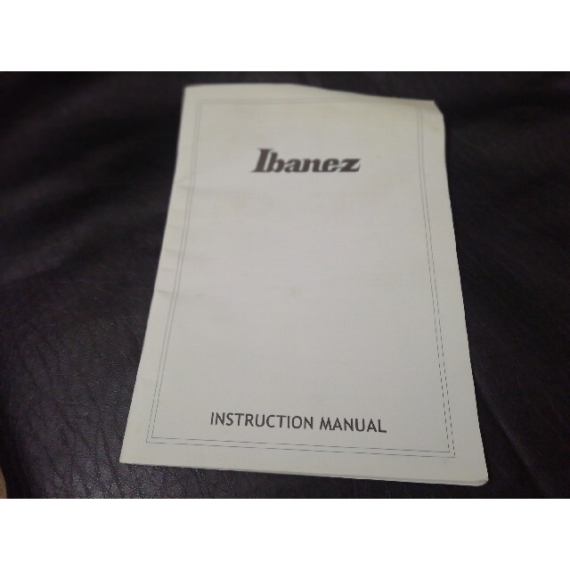 Ibanez(アイバニーズ)のINSTRUCTION MANUAL 2012 楽器のギター(その他)の商品写真